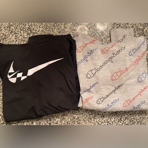 Boys YXL long sleeved shirts